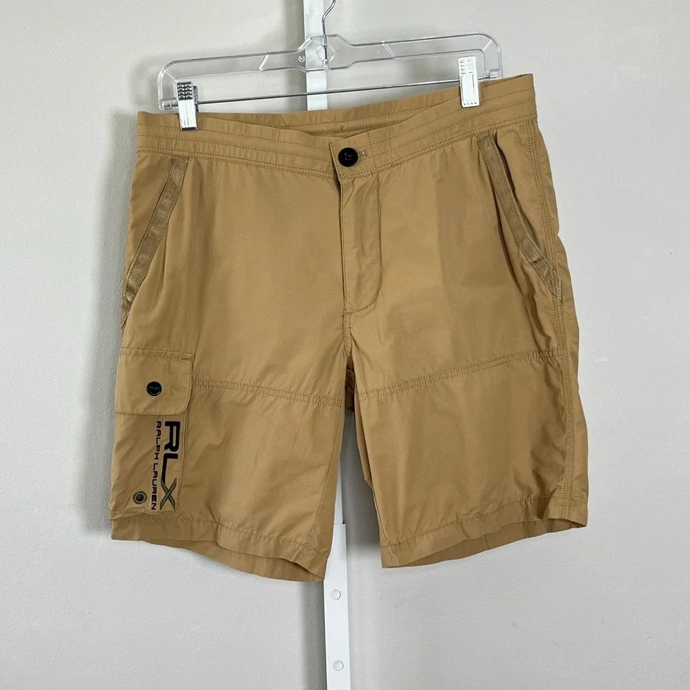 RLX Ralph Lauren Cargo Shorts Mens Nylon Blend Outdoor Hiking Camping Utililty S